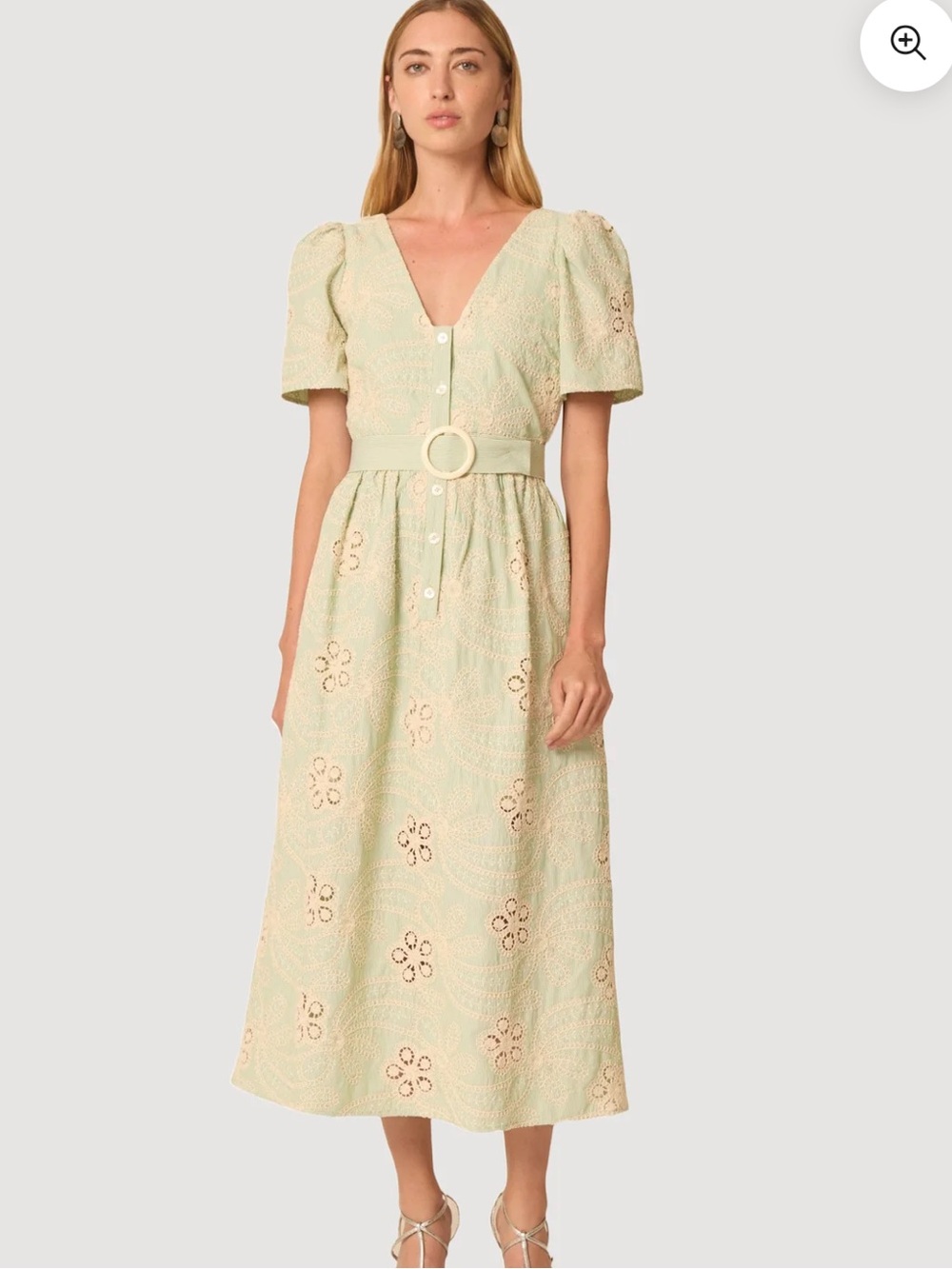 NEW! Gilner Farrar embroidered dress